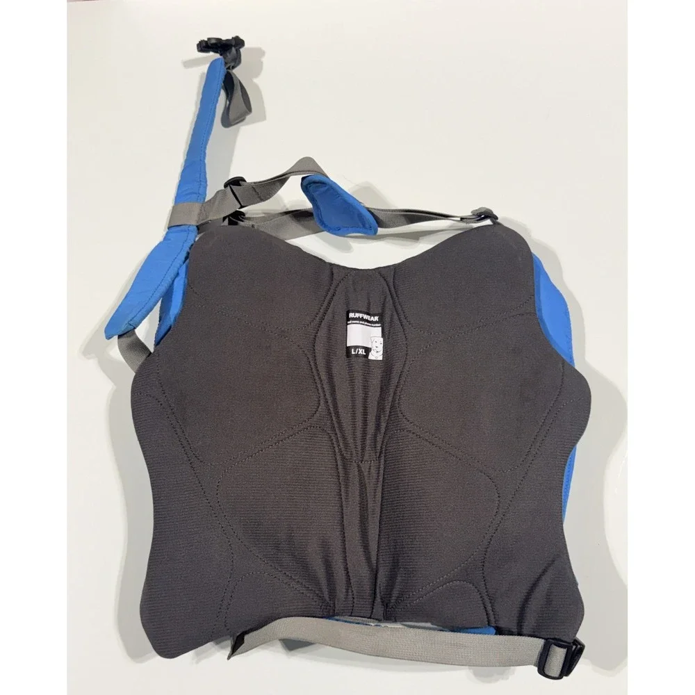 RUFFWEAR Singletrak - Blue Dog Pack Hydration Vest Harness - Size L/XL